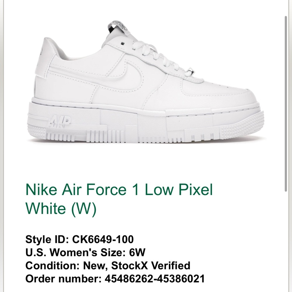 Nike Air Force 1 Low Pixel Women's Shoes - White